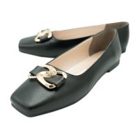 کفش عروسکی یراق پیچی زنانه